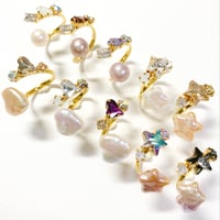 coffret baroque pearl/フォークリング 11号〜12号(✣ゴールド