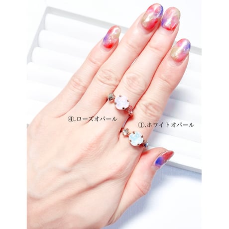 coffret/シングルリング 11号〜12号(✣ゴールドカラー金具)