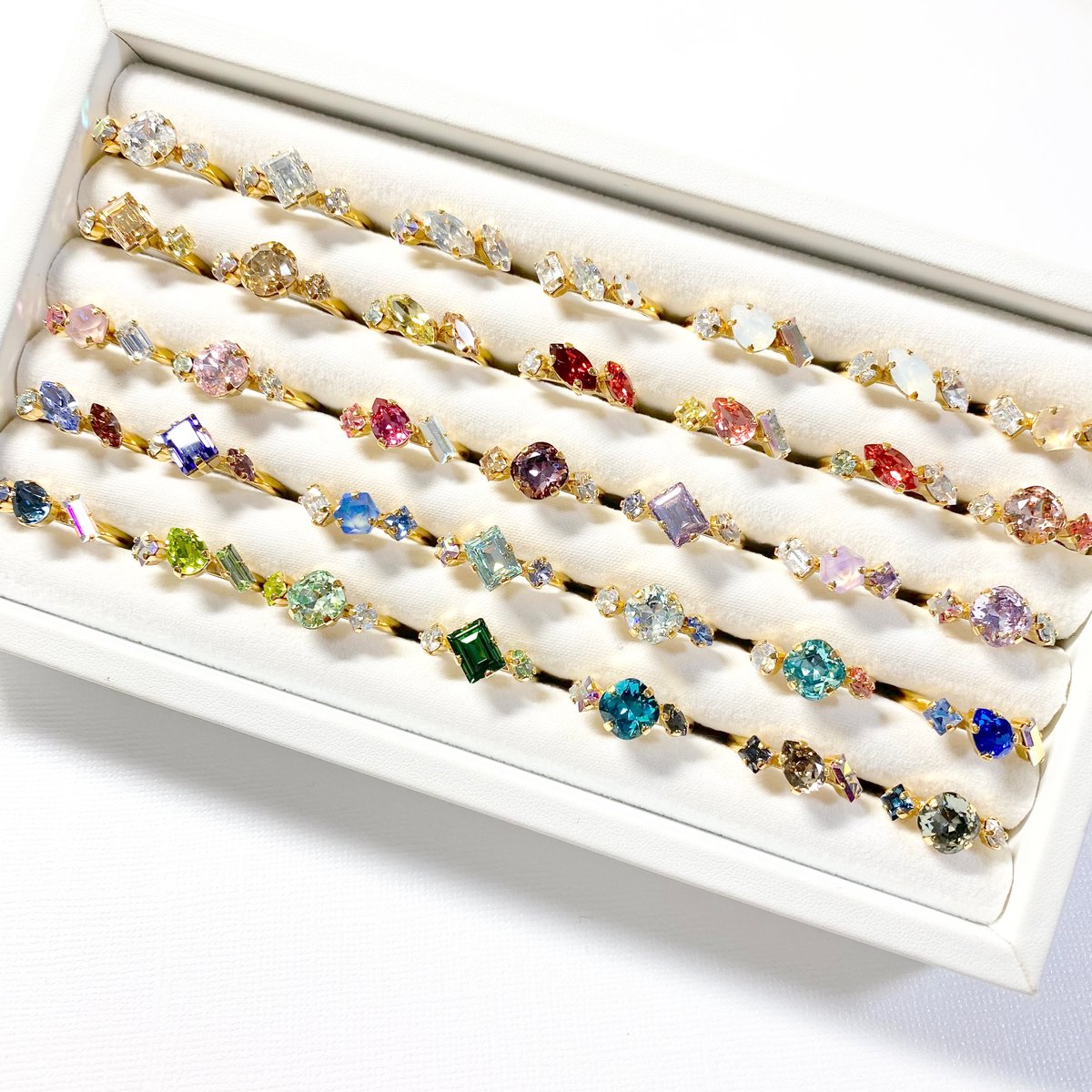 coffret/シングルリング 11号〜12号(✣ゴールドカラー金具 coffret/シングルリング 11号〜12号(✣ゴールドカラー金具