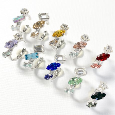 coffret/イヤーカフ(✣シルバーカラー金具)