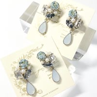 ovale Bijoux/ピアス イヤリング(✤パステルアクア)