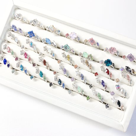 coffret/フォークリング 11号〜12号(✣シルバーカラー金具)