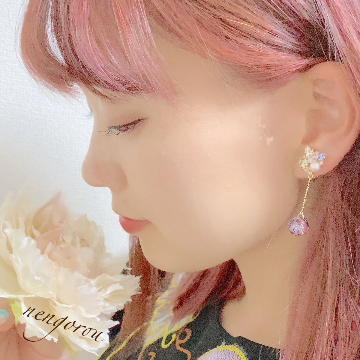 pluie/ピアス イヤリング(✣アジサイカラー) | nenenjewelry pluie/ピアス イヤリング(✣アジサイカラー) | nenenjewelry