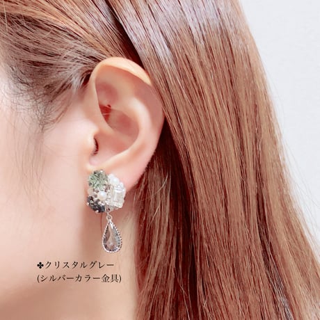 ovale Bijoux/ピアス イヤリング(✤パステルブルー)