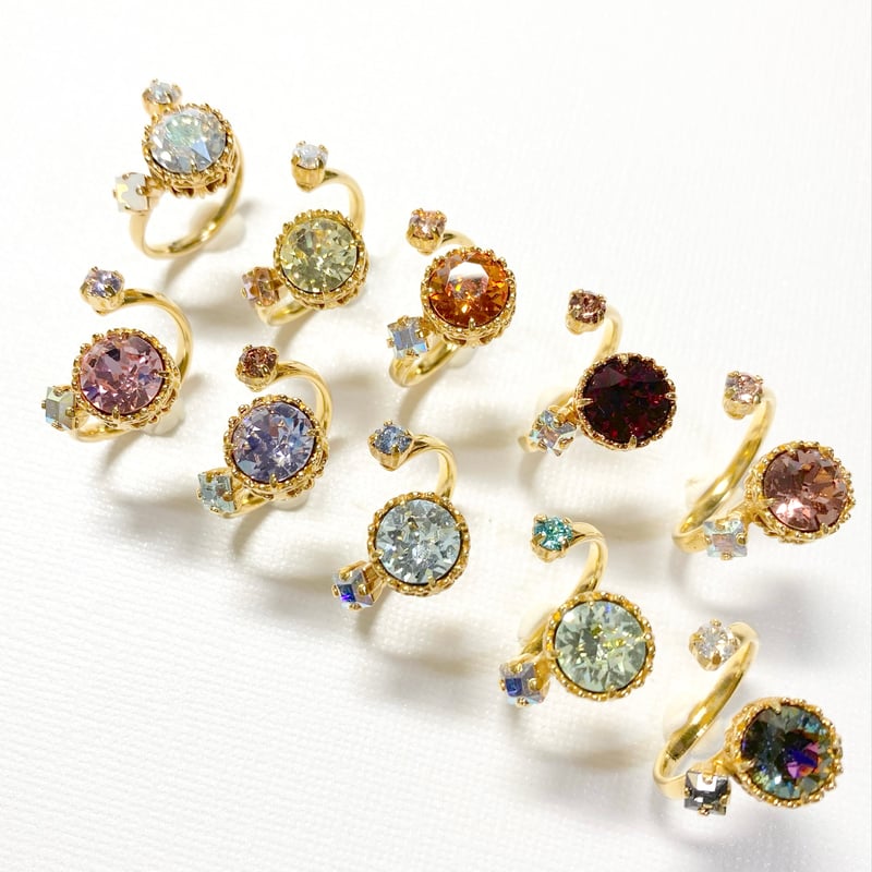 バニバニ　パーセルジュエリー　リーフフォーク リング バニバニ様専用 パーセルジュエリー リーフフォーク リング