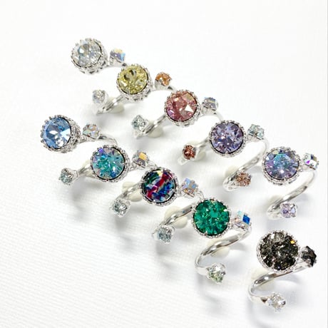 Candy/フォークリング 11号〜12号(✣シルバーカラー金具)