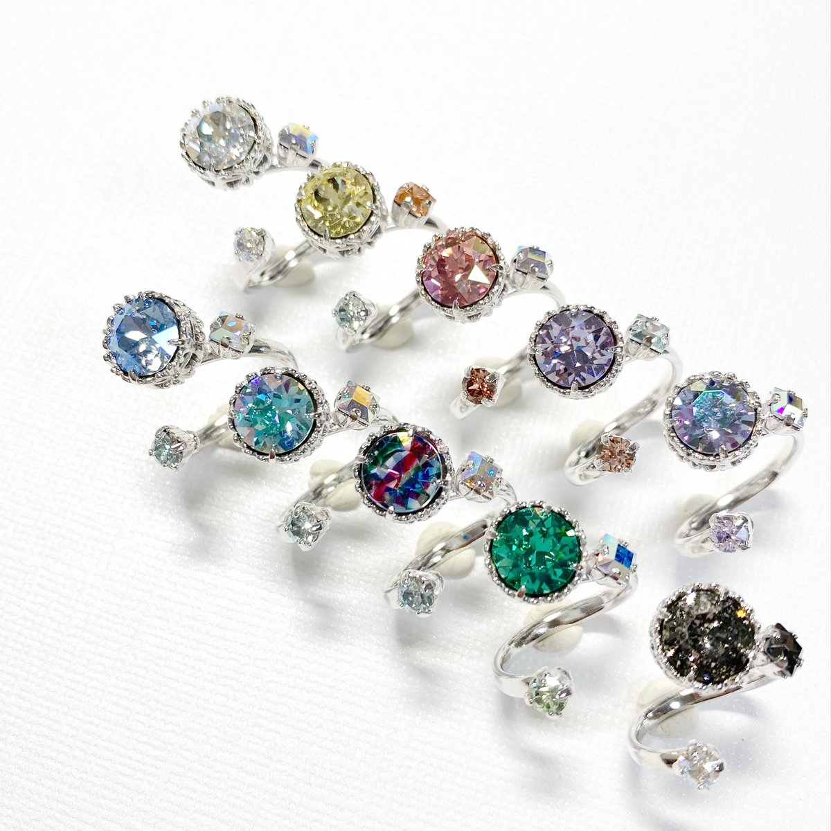 Candy/フォークリング 11号〜12号(✣シルバーカラー金具) | nenenjewelry