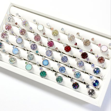Candy/フォークリング 11号〜12号(✣シルバーカラー金具)