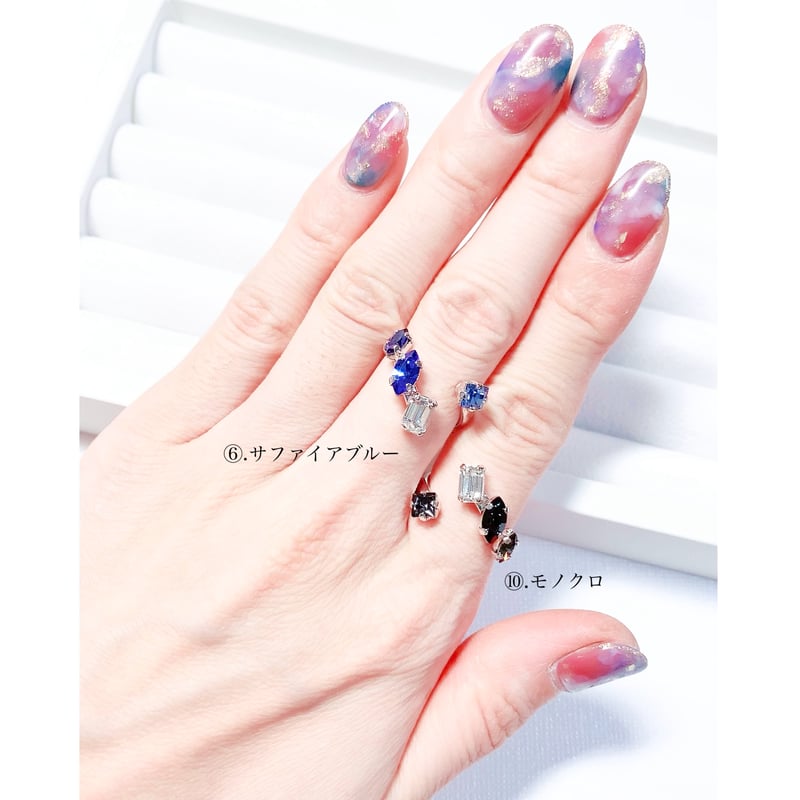 coffret/フォークリング 11号〜12号(✣シルバーカラー金具) | nenenjewelry