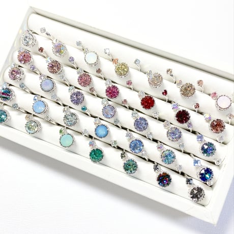 Candy/フォークリング 11号〜12号(✣シルバーカラー金具)