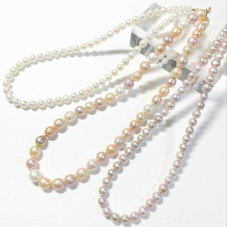 Circle Pearl/14kgfネックレス