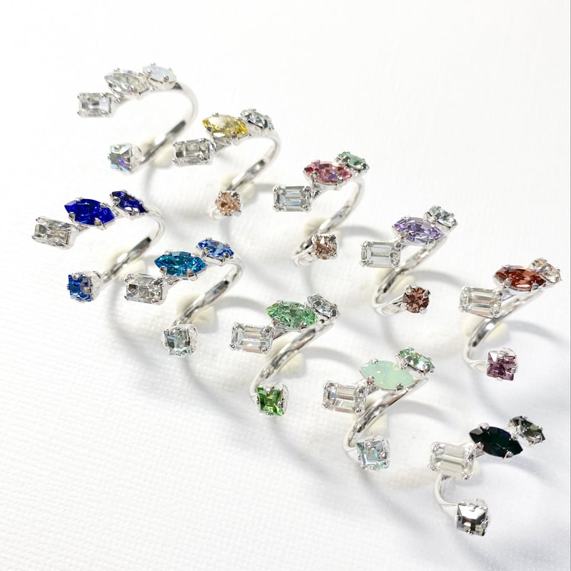 coffret/フォークリング 11号〜12号(✣シルバーカラー金具) | nenenjewelry