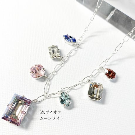 Bijou charm necklace/silver925ネックレス
