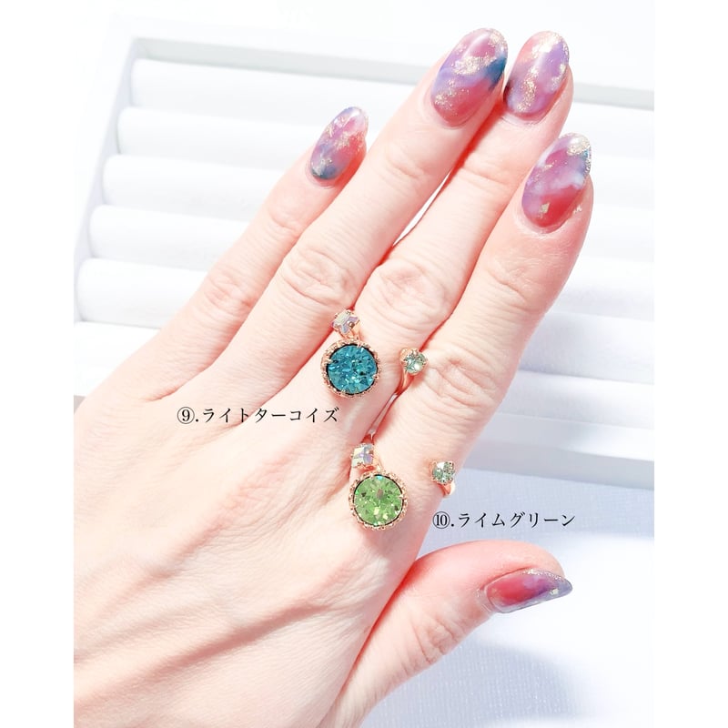 Candy/フォークリング 11号〜12号(✣ゴールドカラー金具) | nenenjewelry
