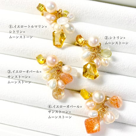 coffret gemstones/イヤーカフ