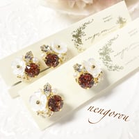 cerisier Bijoux/ピアス イヤリング(✣ブラッシュローズ)
