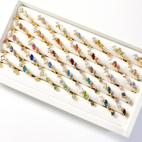 coffret/フォークリング 11号〜12号(✣ゴールドカラー金具)