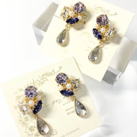 ovale Bijoux/ピアス イヤリング(✤ラベンダー)