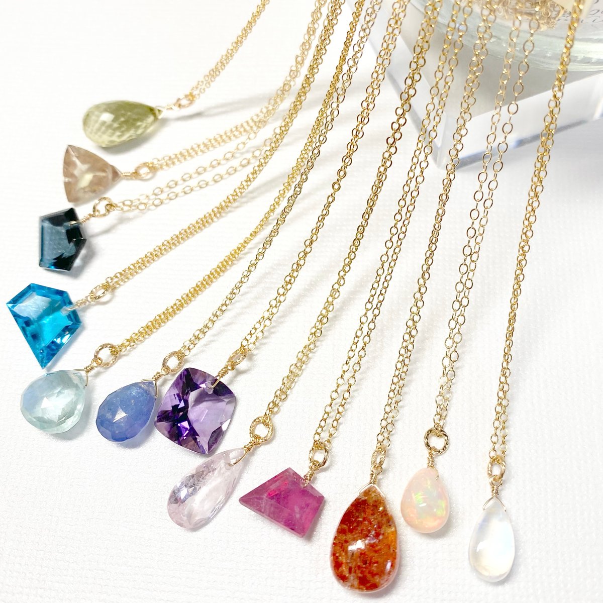 14kgf　ライトアメシスト Amethyst/14kgfネックレス | nenenjewelry