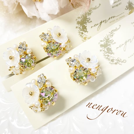 cerisier Bijoux/ピアス イヤリング(✣ルミナスグリーン)