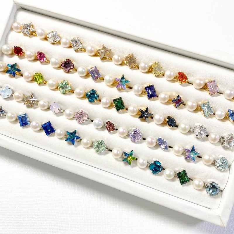 coffret pearl/イヤーカフ(✣ゴールドカラー金具) | nenenjewelry