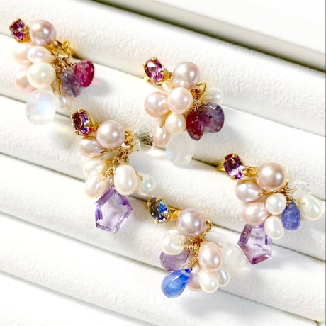 coffret gemstones/イヤーカフ