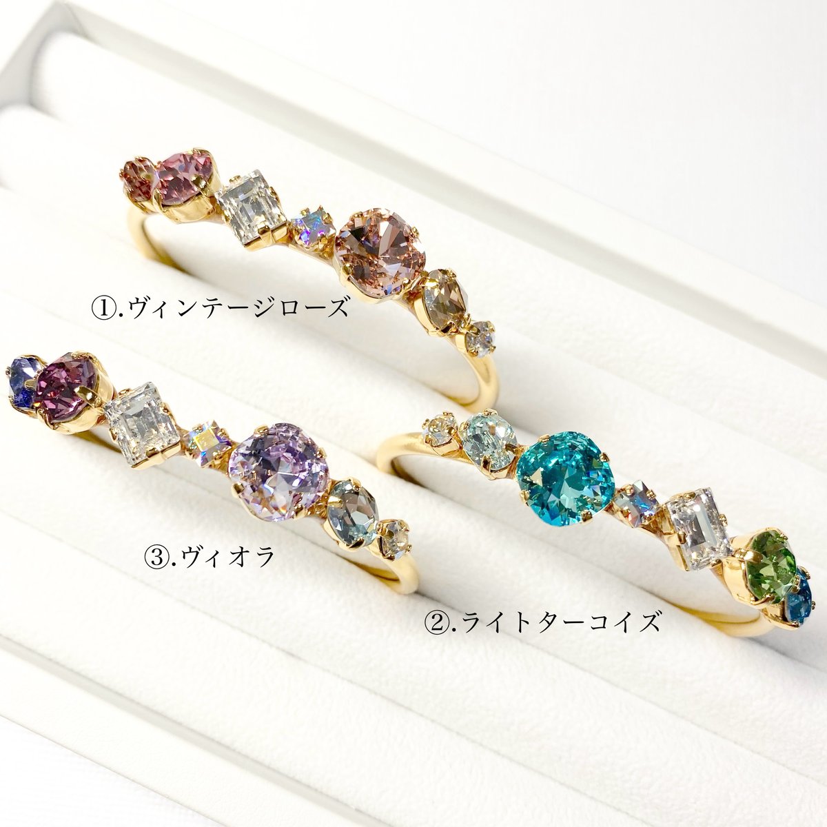 coffret/バングル(✣ゴールドカラー金具 約14cm) | nenenjewelry