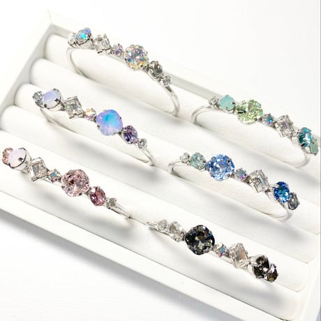 coffret/バングル(✣シルバーカラー金具 約15cm)