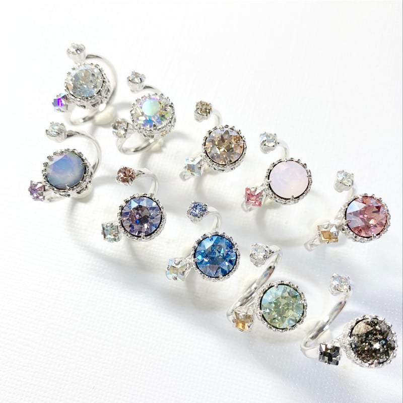 Candy/フォークリング 11号〜12号(✣シルバーカラー金具) | nenenjewelry