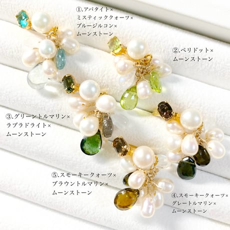 coffret gemstones/イヤーカフ