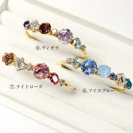 coffret/バングル(✣ゴールドカラー金具 約14cm)