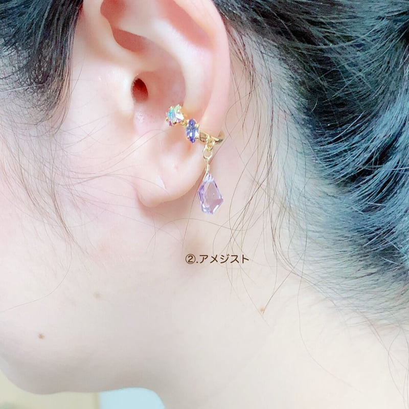 coffret gemstones/イヤーカフ | nenenjewelry