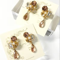 ovale Bijoux/ピアス イヤリング(✤ヴィンテージローズ)