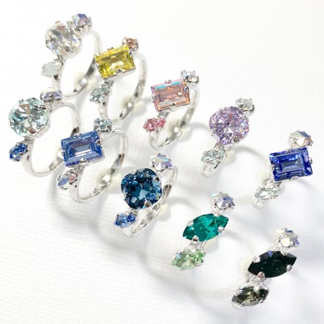 coffret/シングルリング11号〜 12号(✣シルバーカラー金具)