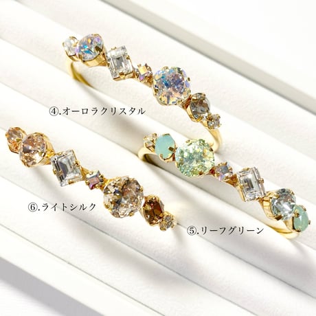 coffret/バングル(✣ゴールドカラー金具 約14cm)