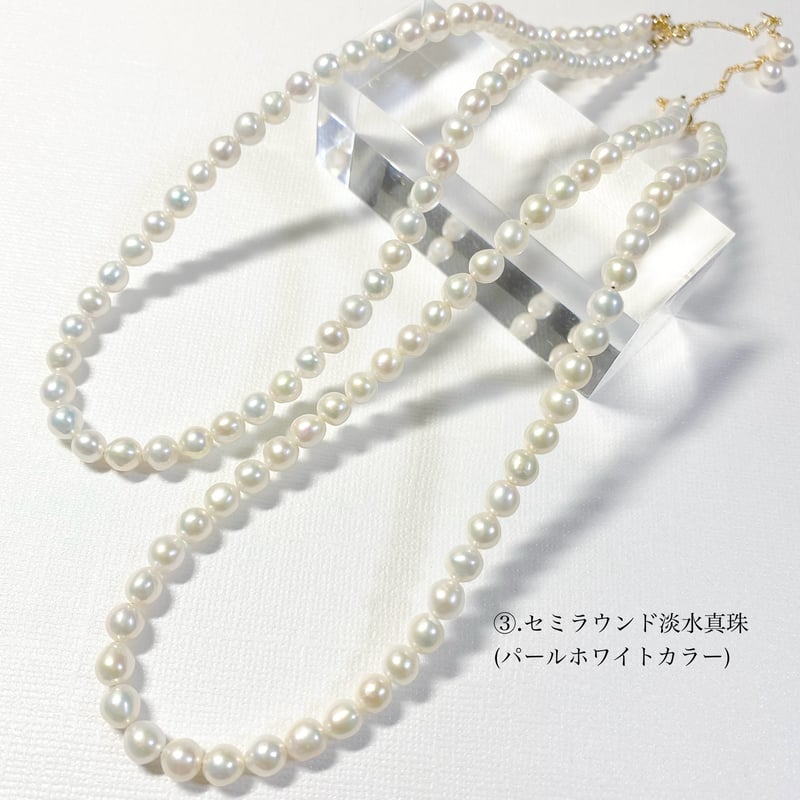 Circle Pearl/14kgfネックレス | nenenjewelry