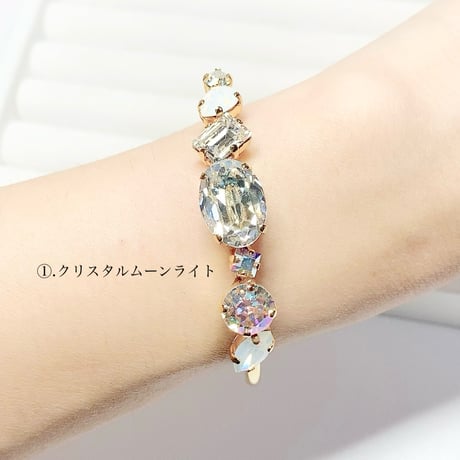 Oval coffret/バングル(✣ゴールドカラー金具 約14cm) ＊無くなり次第販売終了
