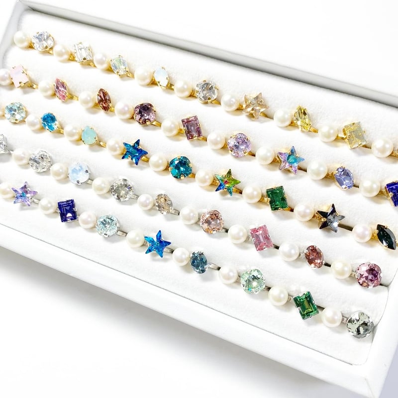 coffret pearl/イヤーカフ(✣ゴールドカラー金具) | nenenjewelry