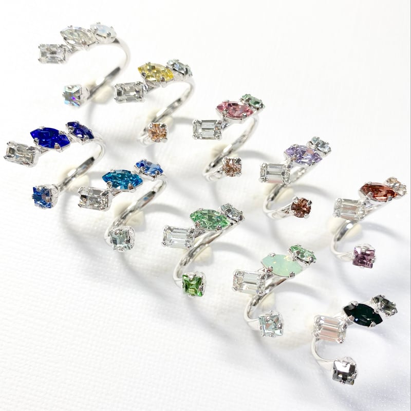 coffret/フォークリング 11号〜12号(✣シルバーカラー金具) | nenenjewelry