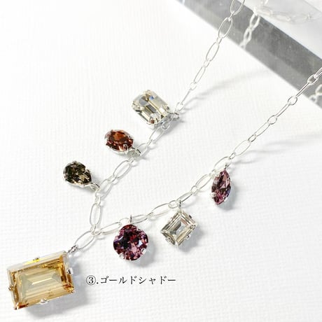 Bijou charm necklace/silver925ネックレス