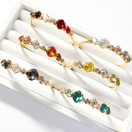 coffret/バングル(✣ゴールドカラー金具 約14cm)