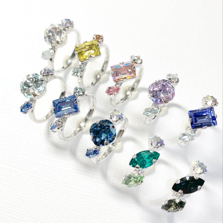 coffret/シングルリング11号〜 12号(✣シルバーカラー金具)