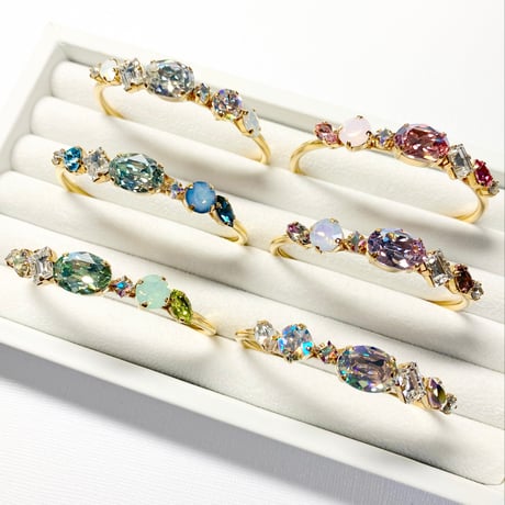 Oval coffret/バングル(✣ゴールドカラー金具 約14cm) ＊無くなり次第販売終了