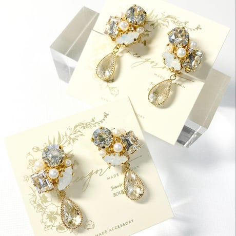 ovale Bijoux/ピアス イヤリング(✤クリスタル)