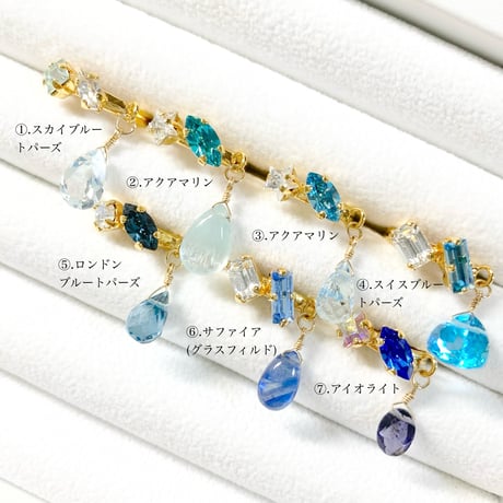 coffret gemstones/イヤーカフ
