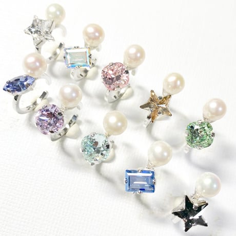 coffret pearl/イヤーカフ(✣シルバーカラー金具) ✤無くなり次第終了