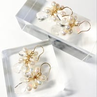 Quartz×Opal×Pearl/ピアス イヤリング