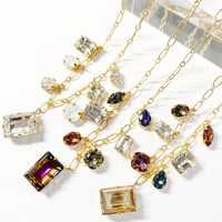 Bijou charm necklace/silver925＋18kgpネックレス