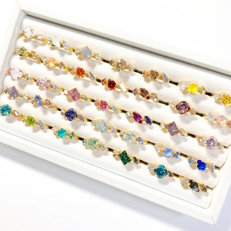 coffret/シングルリング 11号〜12号(✣ゴールドカラー金具)