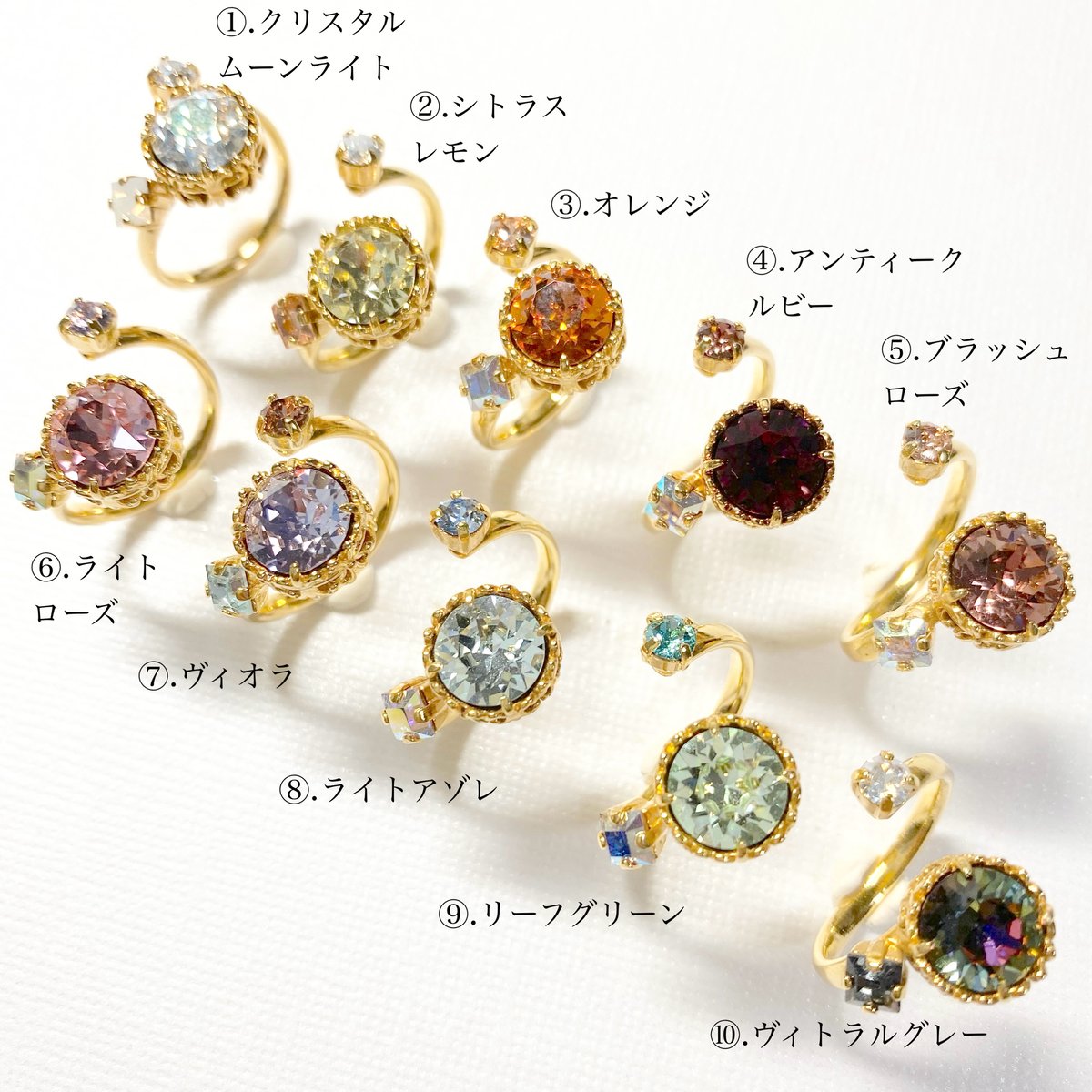 ヴィンテージ ゴールド リーフ アンティーク ジルコニア リング 指輪 11号 新品 リング 11号 指輪 ゴールド ジルコニア ギフト 金 ギラギラ